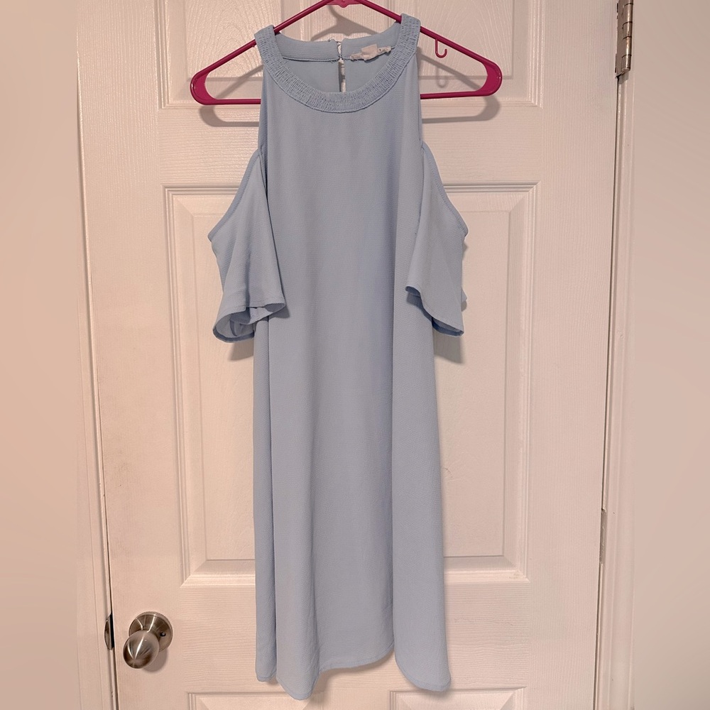 Cold Shoulder Swing Dress